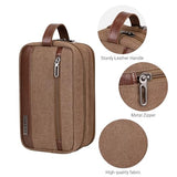 WITZMAN Canvas Travel Backpack Large Laptop Bags Convertible Shoulder Toiletry Bag Hanging Dopp Kit Organizer Water-resistant