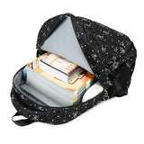 QYTFOA Girls Backpack Set with Bows Heart-shaped Lightweight Schoolbags for Girl Children Spacious Bookbag Waterproof(black-2)
