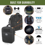 MAXPEDITION Beefy Pocket Organizer (Black) Compact, MOLLE-Compatible, 1000D Nylon Tactical Pouch, Everyday Carry Tool and Gear Storage for Outdoor, Tactical, Survival