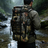 W WINTMING Hiking Backpack for Men 70L/100L Camping Backpack Military Rucksack Molle 3 Days Assault Pack for Climbing