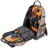 Klein Tools 62800BPCAMO Backpack Tool Bag, Tradesman Pro Extra-Large 40-Pocket Jobsite Camo Tool Backpack with Molded Bottom, Charging Port