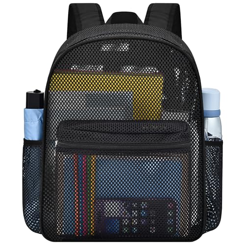 Oraben Heavy Duty Mesh Backpack for Beach Work, Mesh Bookbag 25L