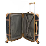 Chariot Travelware TITANIC Black 20" Vintage Hardside Spinner TSA-lock Luggage
