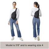 Baggallini Securtex® Anti-Theft Triple Zip Sling - Travel Backpack Sling Bag Crossbody - RFID Wallet Locking Zipper