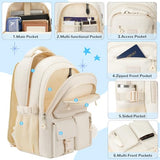 kadilong Student Laptop Backpack for College Teen Girls,Middle High School Back Pack Women Bookbag Knapsack Mochila Escolar para Niñas