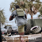 GORUCK Ruck Plate Carrier 3.0 - Streamlined Weighted Rucking Backpack w/Ergonomic Back Support & Extra Padded Straps - Compatible Ruck Plates, Ranger Green