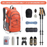 RealCool 20L Lightweight Hiking Backpack, Waterproof Daypack for Camping