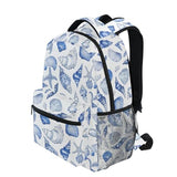 ALAZA Navy Seashells Kids School Backpack for Boys Girls Teens Bookbag Travel Daypack Bag 16 inch