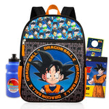 Dragon Ball Z Backpack for Kids School Bundle w/ 16in Bookbag, More