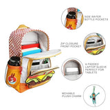 Bioworld Spongebob Squarepants Krabby Patty Meal Adult 17.5" Backpack