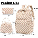 Bluboon School Backpack Teens Girls Boys Kids School Book Bags with Lunch Box Pencil Bag