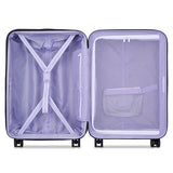 florence by mills Catch Flights Hardside Expandable Luggage with Spinner Wheels, Lavender, Carry-On 20 Inch