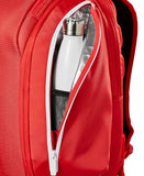 WILSON 2025 Super Tour Red Tennis Backpack - Red/White, Holds up to 2 Rackets