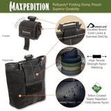 Maxpedition Rollypoly Folding Dump Pouch (Black) 9.4 inch