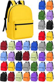 Winterlace 36 Pack Backpack Bulk 17-inch Zippered Bags Outdoor Travel Kids School Students Unisex Wholesale