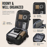 Wotony Tactical Backpack for Men, 25L/35L/45L EDC Backpack with Laptop Compartment, MOLLE System, Water-Resistant 900D Fabric, Multi-Pocket Travel Backpack for Hiking, Camping, Gym and Daily Use