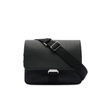 Lacoste Men's Classic Messenger Bag, Black, One Size
