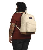 JanSport Right Pack Expressions Backpack - Travel, Work, or Laptop Bag - Coconut Corduroy