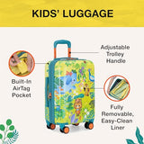 Traveler's Choice Kids JoJo the Bear's Travel Adventure, Jungle, 20-Inch Carry-On
