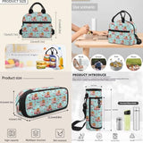 Forchrinse Capybara Backpack for Girls 8-10 10-12 Cute Axolotl School Backpack with Lunch Box Pencil Case Water Bottle Sleeve 4 in 1 Set Kids Bookbag for Elementary Japanese-Style School Bag