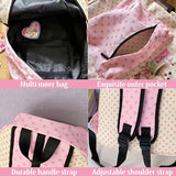 Winatehr ﻿kawaii cutecore backpack for school, cute cartoon backpacks kitty cat pink, senior japanese korean back bag for girl, fashion y2k aesthetic supplies trendy stuff