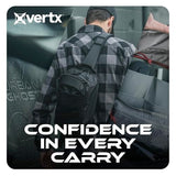 Vertx Urban Ghost Tactical Sling Bag (10L) – Durable Ripstop CCW Carry Pack with Rapid Access Tab, Lockable Zippers, It's Black - One Size