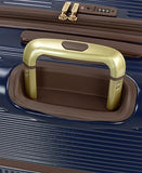 London Fog Brentwood IV 25" Expandable Spinner Hardside, Midnight Blue