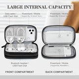 FYY Electronic Organizer, Travel Tech Pouch Bag, Cable Organizer Black