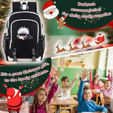 Roffatide Anime Gojo Satoru Laptop Backpack with USB Charging Port & Headphone Port