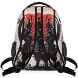 Backpack Japanese Samurai School Shoulder Bag Large Waterproof Durable Bookbag Laptop Daypack for Students Teens Girls Boys Elementary Multi78