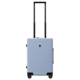 LEVEL8 Elegance PC Matte Hardshell Luggage Set, 20" Carry-On and 24" Checked Medium Luggage - Light Blue