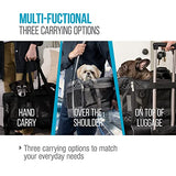 Sherpa Original Deluxe Travel Pet Carrier, Airline Approved & Guaranteed On Board - Black, Medium
