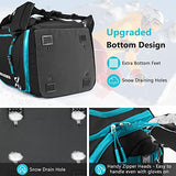 MORXPLOR Ski Boot Bag - 65L Padded, Waterproof Ski Travel Backpack for Gear & Accessories
