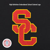 JanSport NCAA Officially Licensed Backpack, USC Trojans, Superbreak Plus with Padded 15'' Laptop Sleeve, Spacious Computer Bag for Men & Women, Durable Daypack with Bottle Pocket, Black