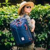 Topo Designs Global Travel Bag – 30L or 40L - Carry-On Compliant Most Airlines, Durable Travel Duffel Bag, Clam Shell Main Pocket, Laptop Sleeve, Backpack, Luggage (30L / Original Olive)