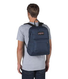 JanSport SuperBreak Plus Backpack with Padded 15-inch Laptop Sleeve and Integrated Bottle Pocket - Spacious and Durable Daypack for Work and Travel - Navy