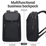 BANGE Business Smart Backpack Waterproof fit 15.6 Inch Laptop Backpack with USB Charging Port,Travel Durable Backpack