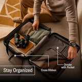 Samsonite Freeform 28-Inch Large Luggage with Dual 360° Spinner Wheels - Checked Suitcase - TSA Lock, Airline-Approved - Lightweight Durable Polypropylene Expandable Hardshell - Navy