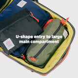 Topo Designs Global Travel Bag – 30L or 40L - Carry-On Compliant Most Airlines, Durable Travel Duffel Bag, Clam Shell Main Pocket, Laptop Sleeve, Backpack, Luggage (30L / Original Olive)