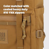 Topo Designs Rover Pack Tech - Work Business Travel Backpack, Integrated Organization, 2 Laptop Tablet Pockets, Comfortable Cushioned Support, Durable 1000D Fabric (Black/Black)