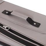 SwissGear Sion Softside Expandable Roller Luggage, Pewter, 3-Piece Set (21/25/29)