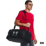 Under Armour Unisex-Adult Undeniable 5.0 Duffle, Black (001)/Metallic Silver, X-Large