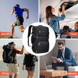 WITZMAN Carry on Travel Backpack for Men Nylon Business Laptop Backpack