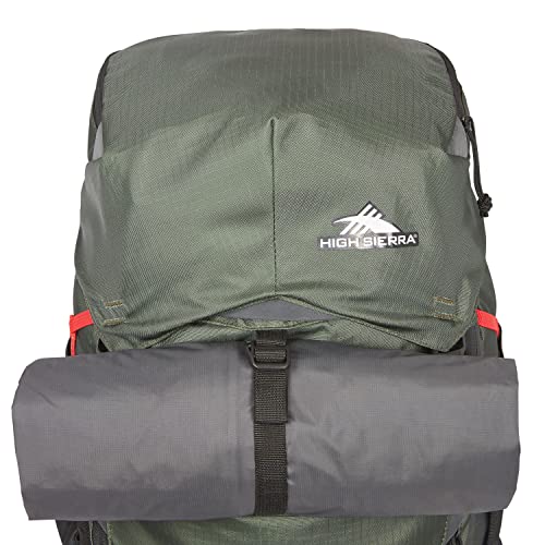 High Sierra Pathway 2.0 75L Backpack In Forest Green/Black