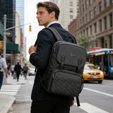 MATEIN Lunch Backpack for Men, Insulated Work Backpack with Lunch Compartment, Large Padded Laptop Bag Fits 15.6 Inch Computer, Water Resistant Business Pack with Luggage Strap, Office College Use