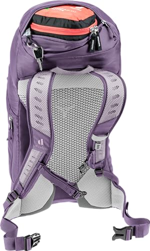 Deuter AC Lite 14L SL Hiking & Daypack Backpack with Narrow Fit, Steel Frame & Superior Breathability - Lavender-Purple
