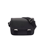 Lacoste Men's Classic Messenger Bag, Black, One Size
