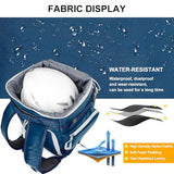 Lunidry Ski Boot Bag, 65L Waterproof Ski Bag & Snowboard Boot Bag, Travel Backpack for Skis Snowboard Helmet Goggles & Accessories