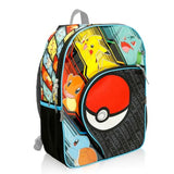Pokemon Backpack for Girls Boys Kids + Pokemon Cards, Accessories Bundle