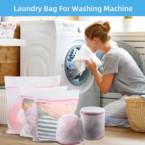 GOGOODA Mesh Laundry Bags for Delicates Durable Protective Wash Bags